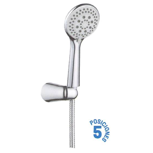 Telefono De Ducha AQUA 5.0 Con Soporte Y Flexo - KÄLLA