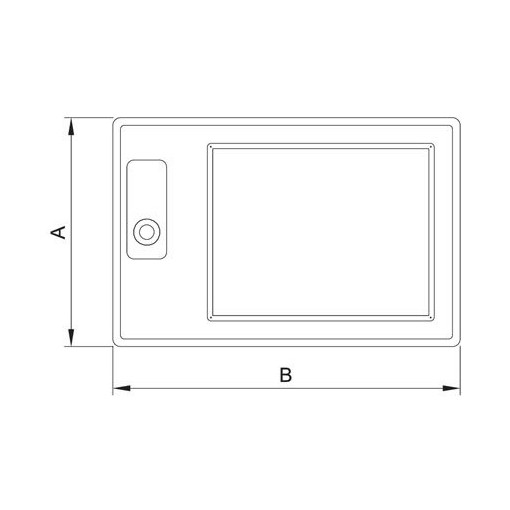 ARMARIO DE POLIESTER PARA CONTADOR 320 x 450 x 190 SIN MIRILLA