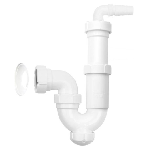 Sifon Curvo Esp.Desagües Electrod.1 1/2 - IBIDE