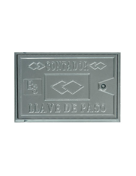 PUERTA CON MARCO DE ALUMINIO