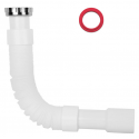 Sifón Flexible Encolable En PVC - IBIDE