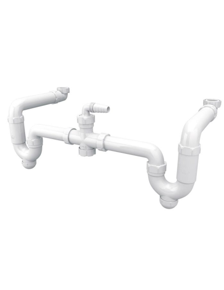 Sifón Doble Curvo Cota Baja - IBIDE