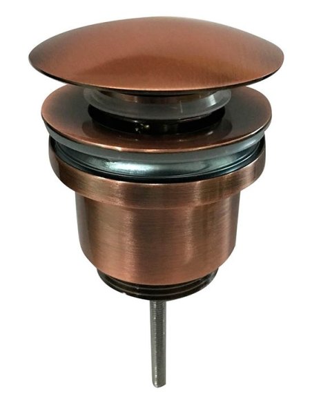 Val.Click-Clack 1 1/4" Croma.Bronze Rojo - IBIDE