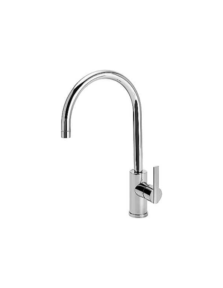 Grifo Monomando De Caño Curvo Fregadero Vertical LEX-TRES