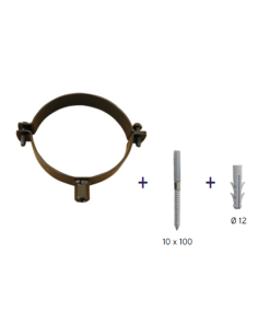 B Abraz Negra Bajante F 80 Taco Y Tiraf HYDRAFIX