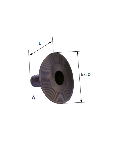 Boca De Desague De  90 HYDRAFIX