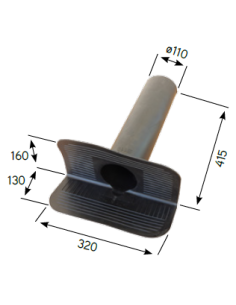 Boca De Desague De  90 HYDRAFIX