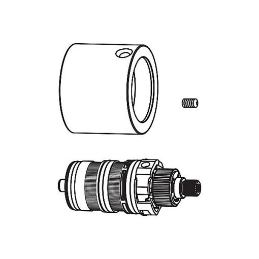 Cartucho Repuesto Termostático Empotrar + Casquillo Ref.: 29925055 TRES