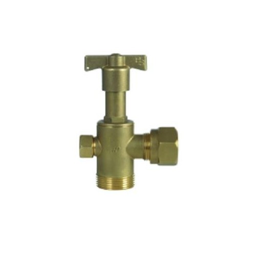 Válvula  De Salida Acometida Con Purga Y Accionamiento Manual Para Contador