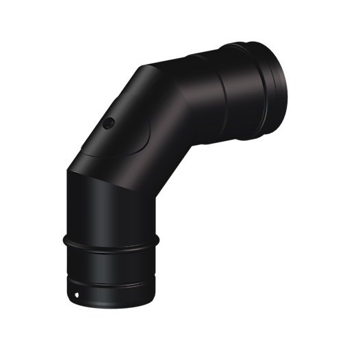 Codo de 90º Con Inspección DEKO PELLETS CLASSIC DINAK