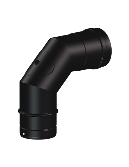 Codo de 90º Con Inspección DEKO PELLETS CLASSIC DINAK