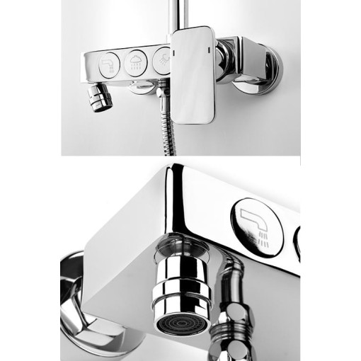 Conjunto de ducha Con Griferia Monomando Divira