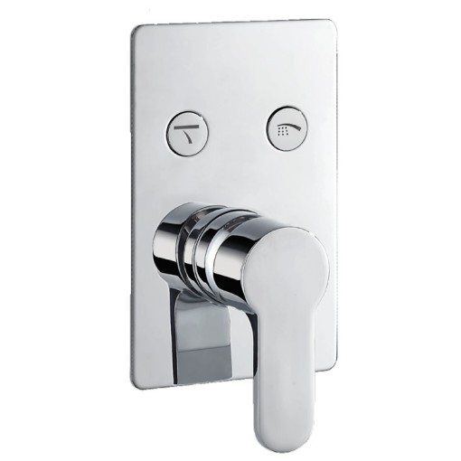 Grifería De Empotrar Monomando 2 Botones MALAGA