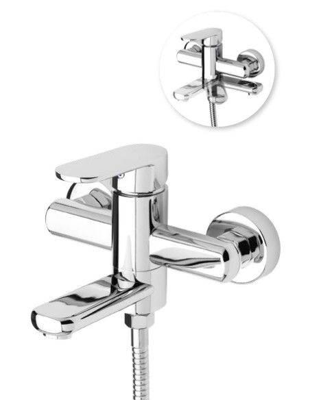 Conjunto Grifo Monomando Bañera BOSTON