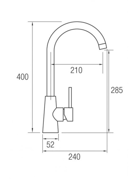 Grifo Monomando Para Cocina DALLAS