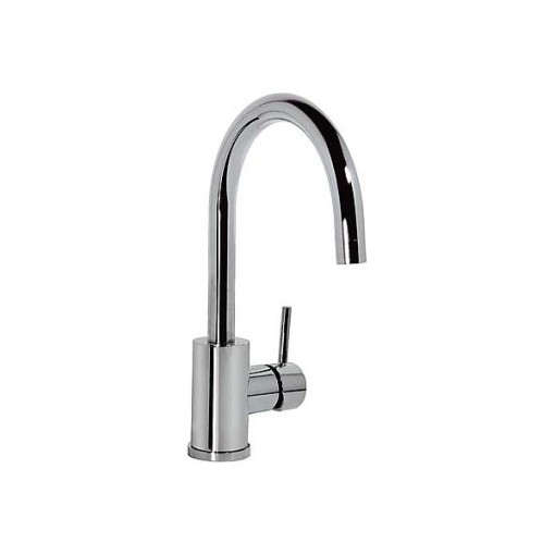 Grifo Monomando De Lavabo Caño Curvo 32 Cm. ALPLUS TRES