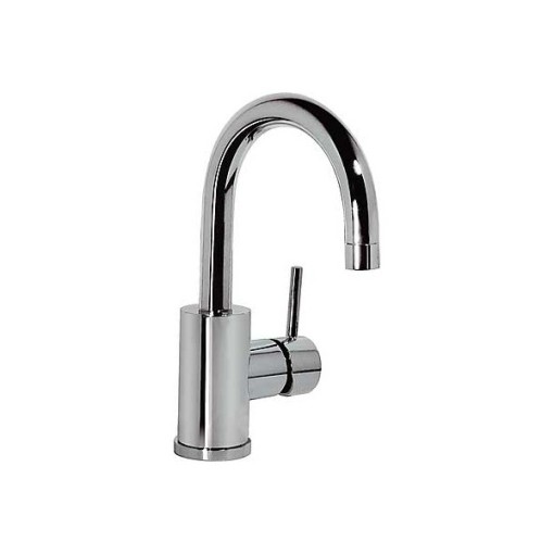 Grifo Monomando De Lavabo Caño Curvo 27 Cm. ALPLUS TRES
