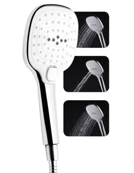 Mango Para Ducha Cuadrado ABS 