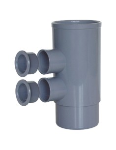 Manguito Evacuación M-H 110 Con 2 Tomas De 50 A-58 RIUVERT