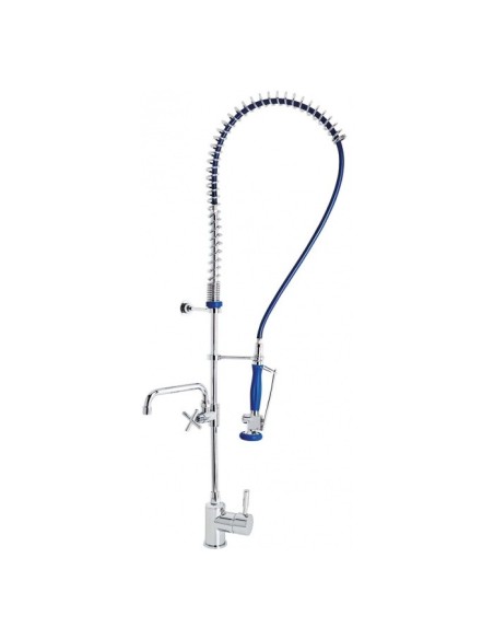 Columna Alta Profesional Con Grifo Mezclador Monomando Y Caño Giratorio GENEBRE