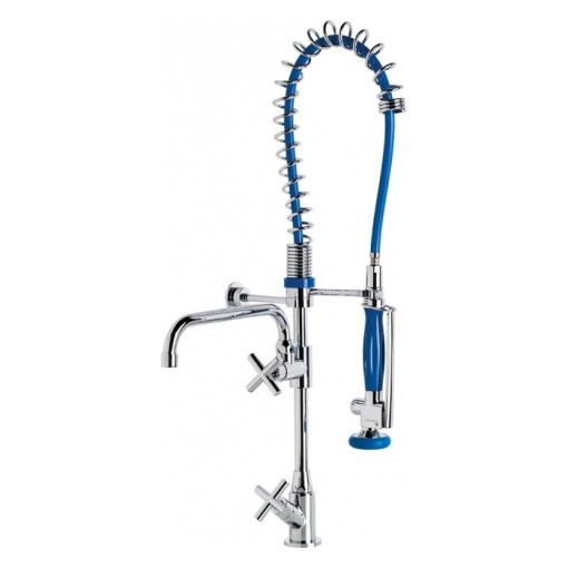 Columna Baja Profesional Con Grifo Vertical Y Caño Giratorio GENEBRE