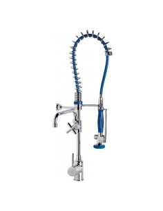 Coluna baixa profissional com misturador e bico giratório GENEBRE