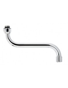 Caño Bajo Tubo 18 Cm           GENEBRE