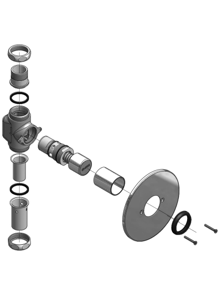 Fluxometro Emp.Pul.Front. 1" GENEBRE
