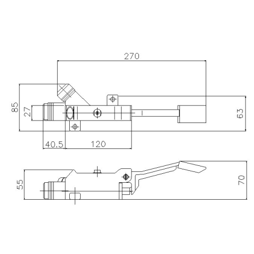 Grifo Mezclador A Pedal Horizontal  GENEBRE