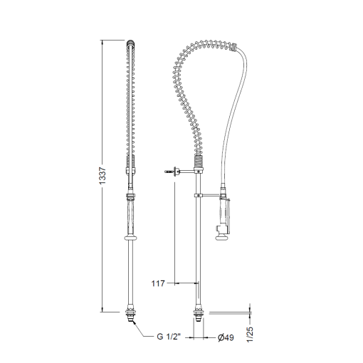 Columna Alta Profesional GENEBRE