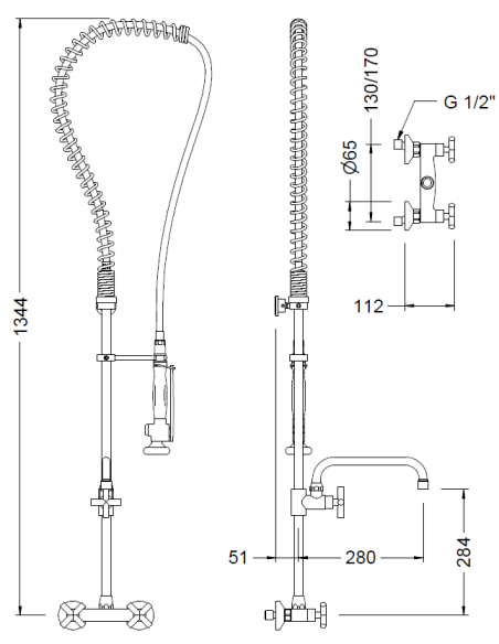 C. Prelavado Alta C/G. Mezc. M GENEBRE