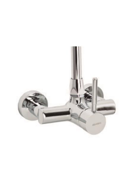 Columna Baja Profesional Con Caño Y Grifo Mezclador Monomando A Pared GENEBRE