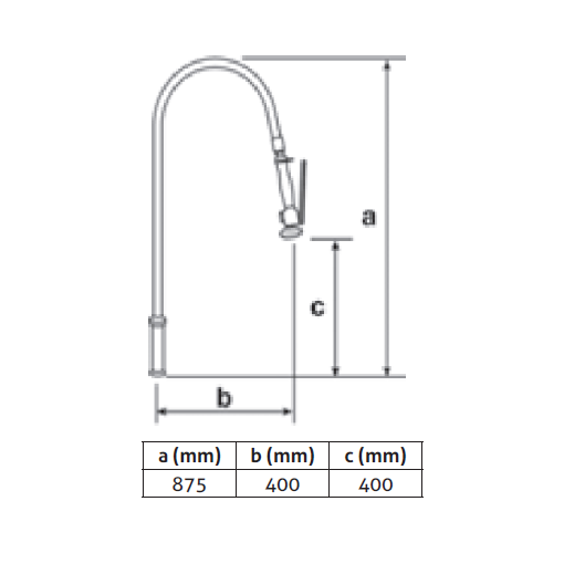 Grifo Giratorio Profesional Con Ducha Extraíble GENEBRE