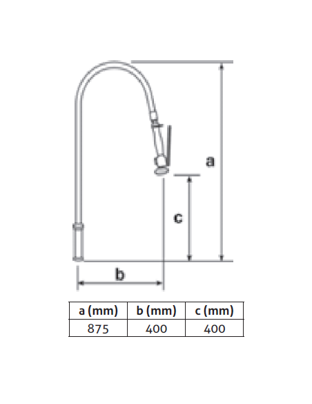 G. Cocina Giratoria Inox 1/2"  GENEBRE