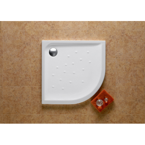 Pl Dch Malta 90X90R Ext Blanco ROCA