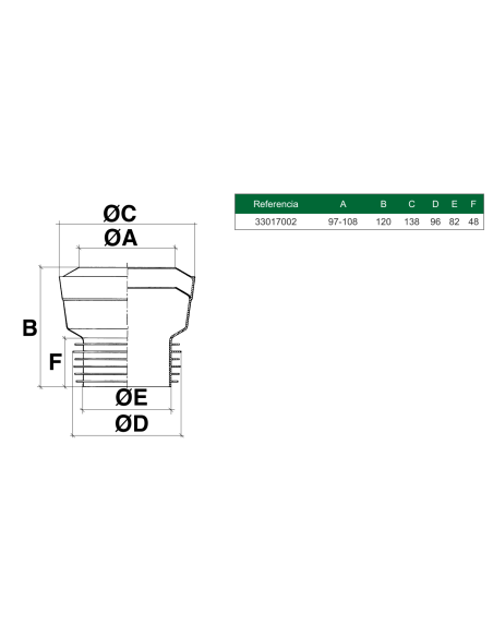 Mks7 Manguit.Elastico Recto 90 RIUVERT