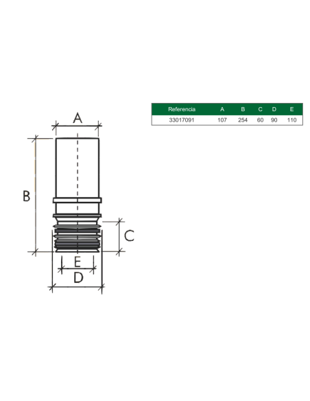 Prolongador Para Manguitos Multikwik MKEA RIUVERT