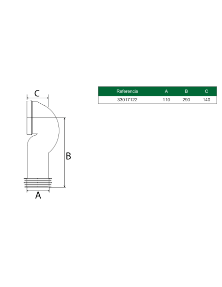 S234 Manguito Dual110 Ahor.Esp RIUVERT