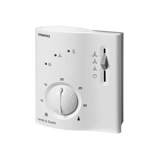 Termostato ambiente para ventilo-convectores a    2-tubos y batería eléctrica