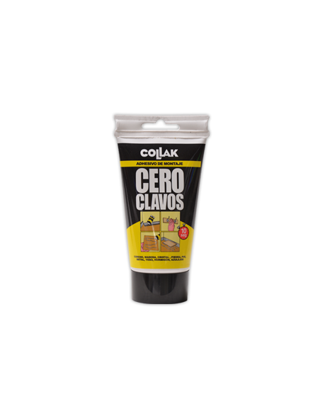 Adhesevio Bricolaje CERO CLAVOS Tubo 150 Ml. COLLAK