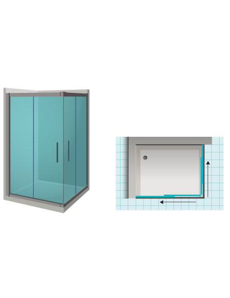 MAMPARA DE DUCHA CANCUN - DOCCIA