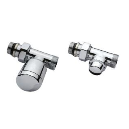 Kit Válvula Y Detentor Cromados 1/2" M24X19