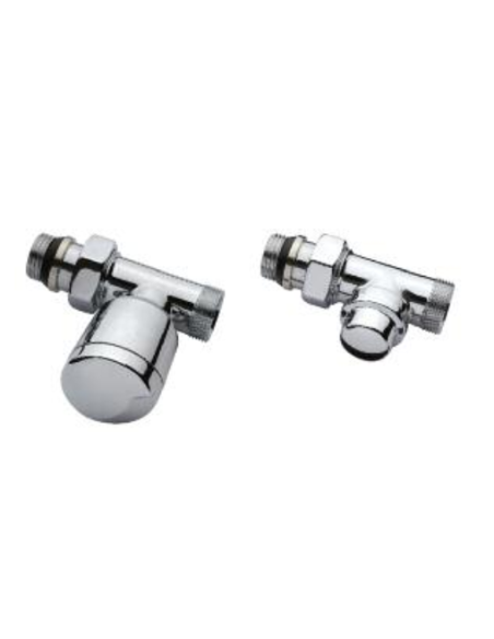 Kit Válvula Y Detentor Cromados 1/2" M24X19