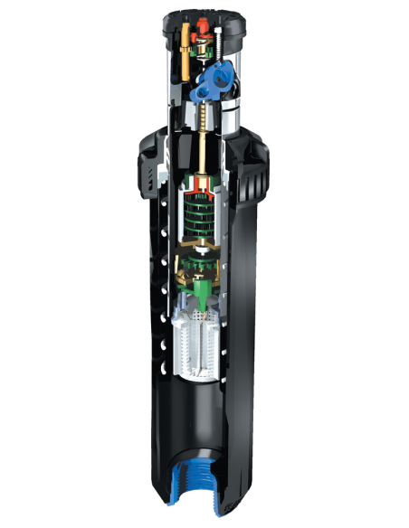 Aspersor Emergente Gran Alcance Vástago de Acero 8005-SS RAIN-BIRD