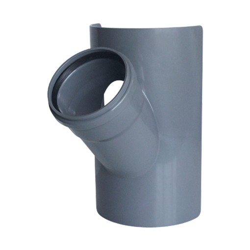 A-110 TOMA INJERTO CON JUNTA LABIADA GRIS EVACUACIÓN