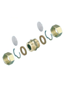 Racor Unión Tubos Dn16/Rosca 3/4" Para Solar