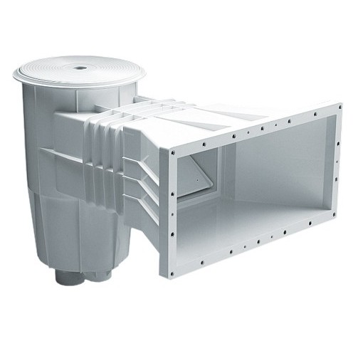 Skimmer 15 L Con Boca Ampliación Tapa Circular ABS Blanco ASTRALPOOL