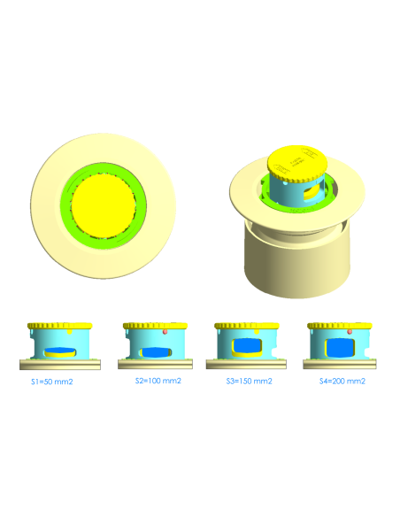 Boquilla Net´N´Clean Con Rótula Para Hormigón ASTRALPOOL