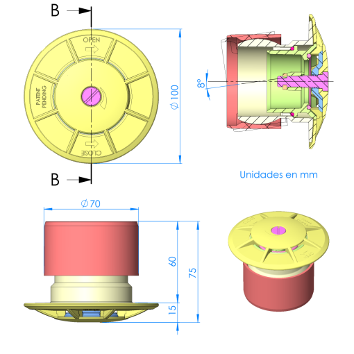 Ugello inferiore oscillante ASTRALPOOL