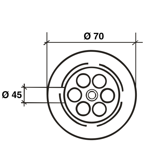 Ac-21 Rejilla Inox.Valvula 70 - RIUVERT